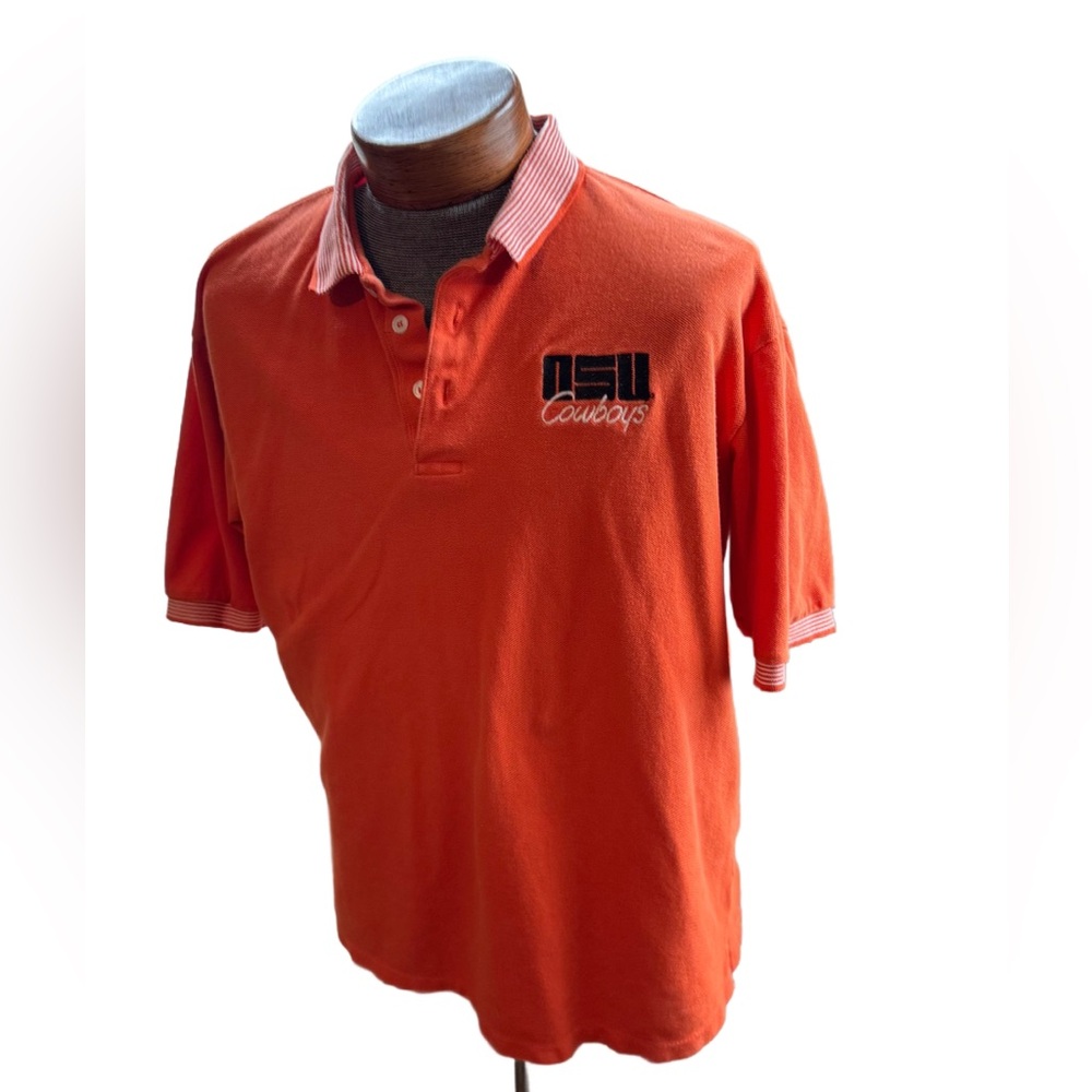 Men's Orange Polo Shirt OSU Cowboys